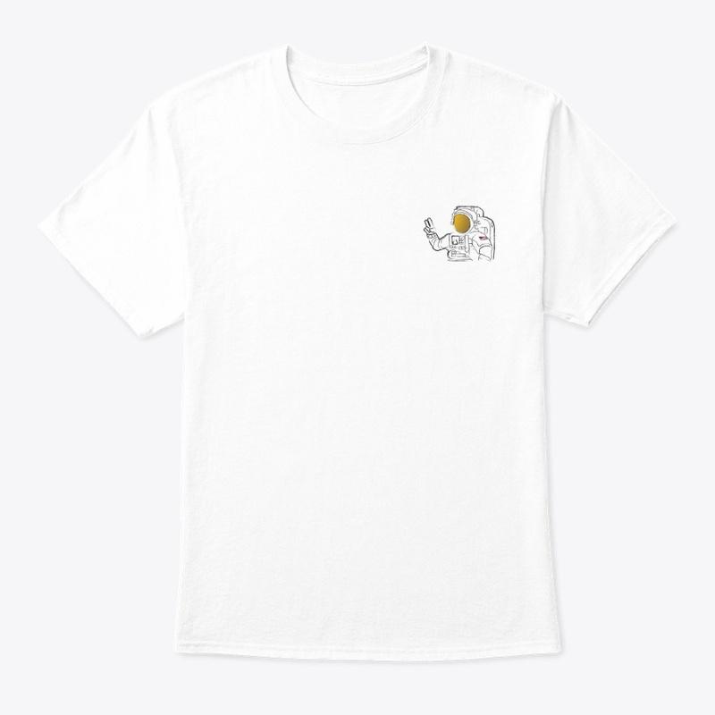 Peace Astronaut - white tee