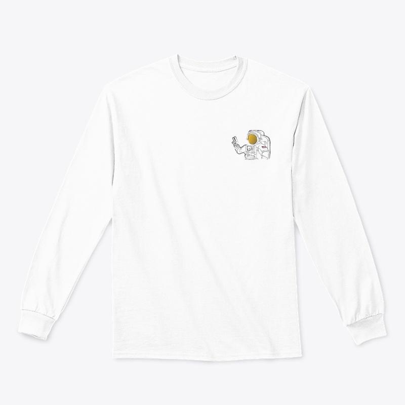 Peace Astronaut - white tee